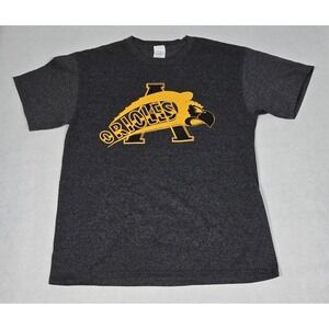 Baltimore Orioles T-Shirt Mens/Unisex Medium Heather Gray Retro Orioles Graphic